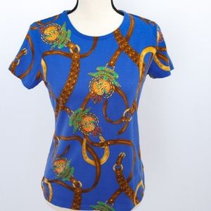 Ralph Lauren equestrian T-shirt Ladies Top size Medium
